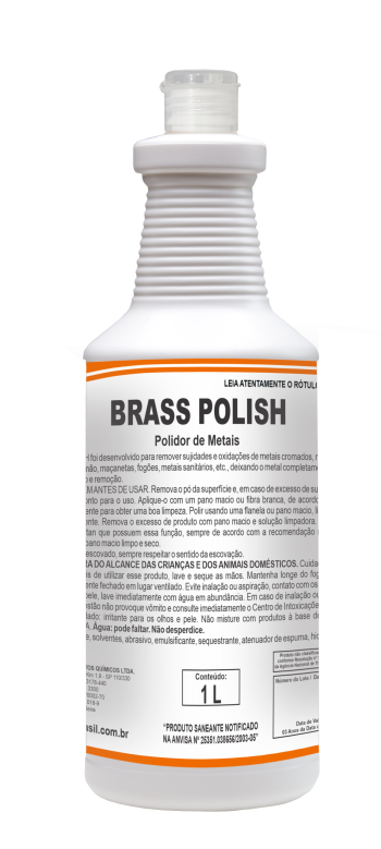 BRASS POLISH- Polidor de Metais - 1 Litro