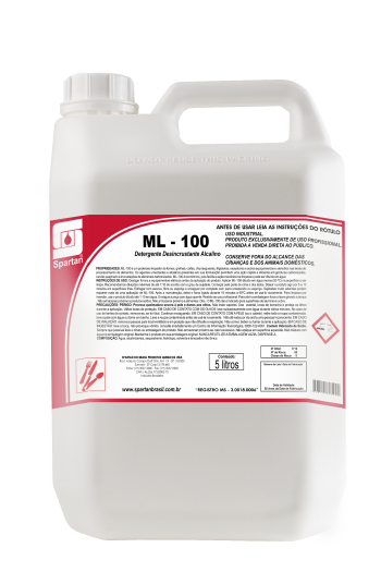 ML-100 Desengordurante Uso Profissional - 5 Litros