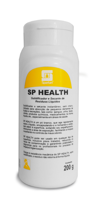 SP HEALTH - Solidificador e secante para Resíduos Líquidos - 200g (Pronto Uso)