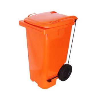 Contentor Plástico com Pedal e Rodas de 300mm (240 Litros) - JSN