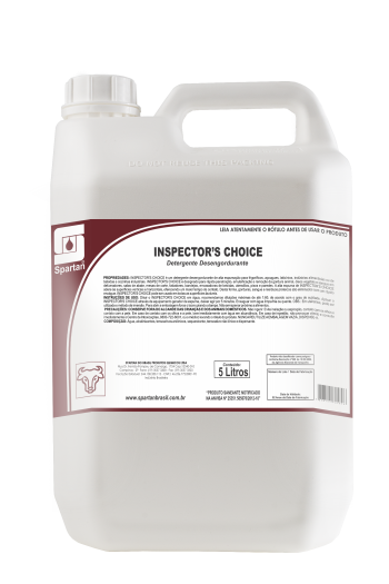 INSPECTOR'S CHOICE Detergente Desengordurante de Alta Espumação - 5 litros