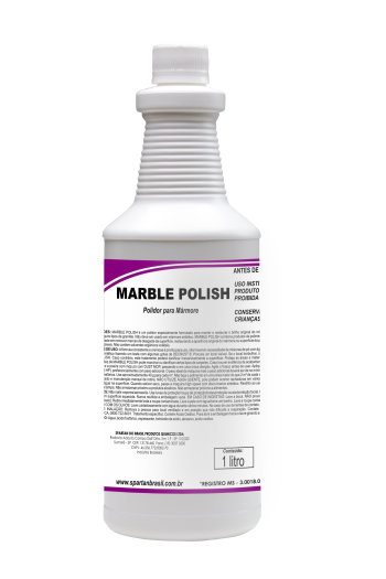 MARBLE POLISH - Creme Polidor para Marmore - 1 Litro (Pronto Uso)