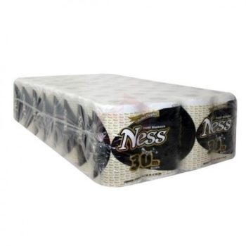 PAPEL HIGIÊNICO NESS F.DUPLA - 64 rolos 30m 100% CELULOSE	16X4X30M