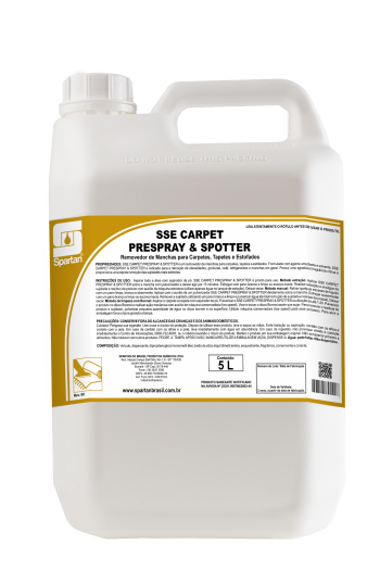 SSE CARPET - Detergente para Carpetes e Tapetes - 5 litros (Pronto Uso)